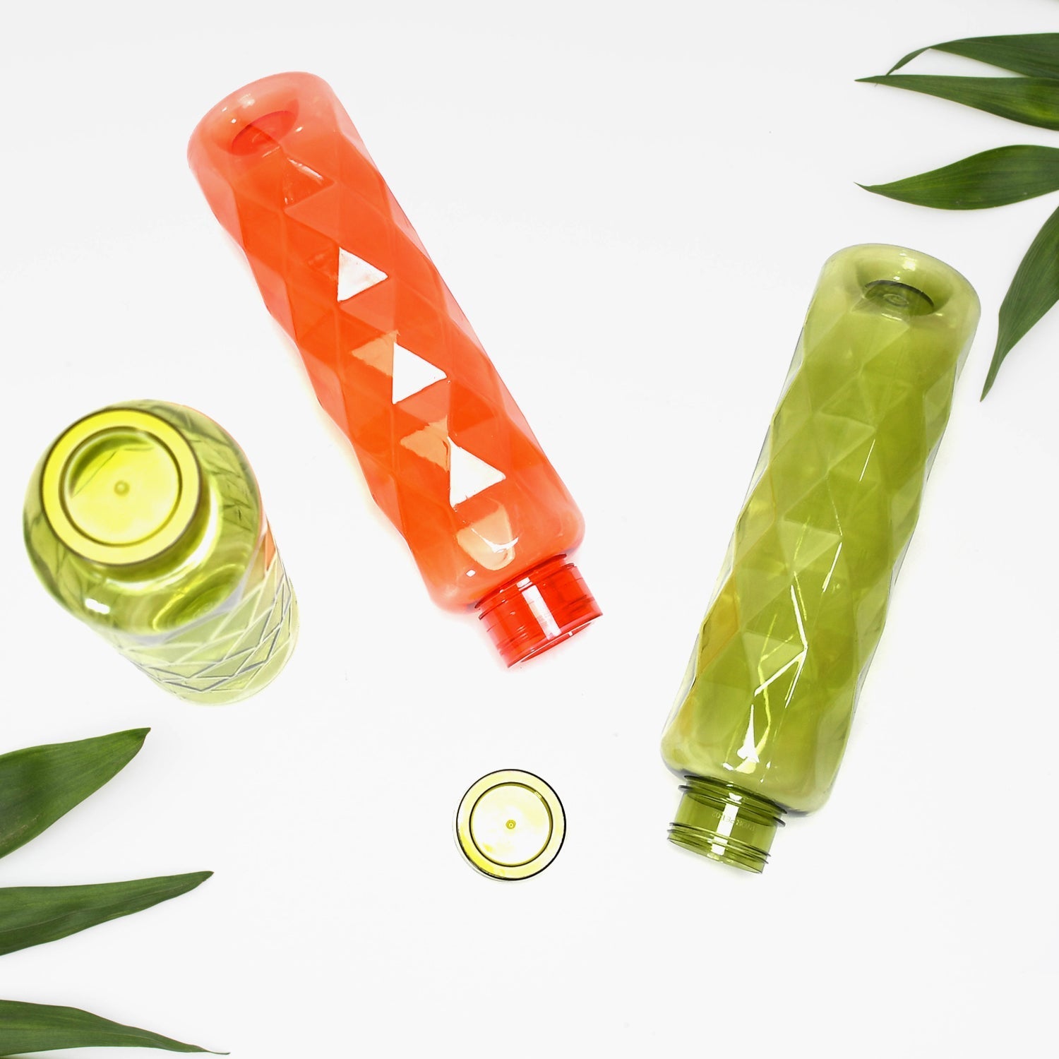 Close-up of a diamond-cut bottle showing intricate design details. Close-up of a diamond-cut bottle showing intricate design details.